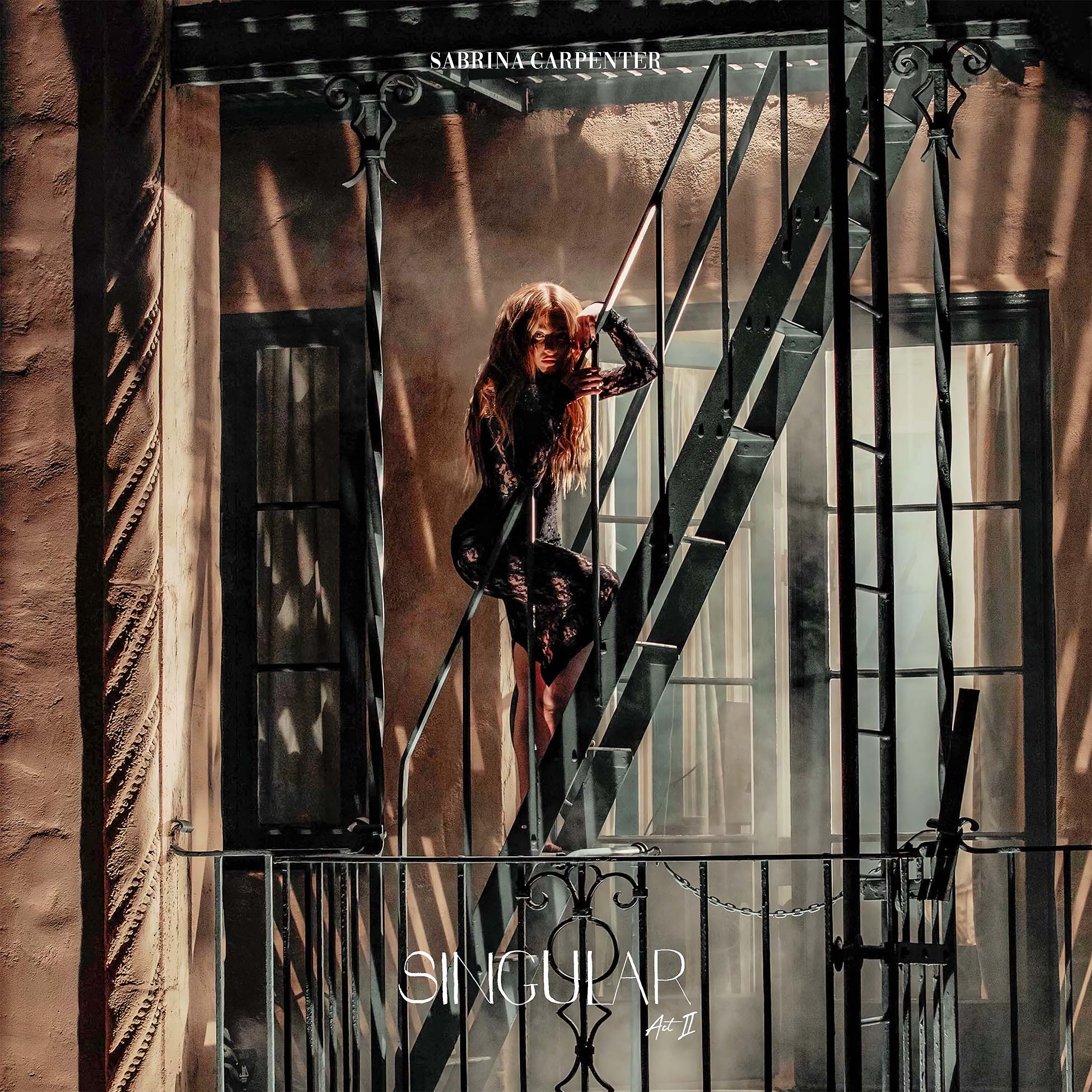 Sabrina Carpenter Singular Act II album cover, pop dance vinyl LP