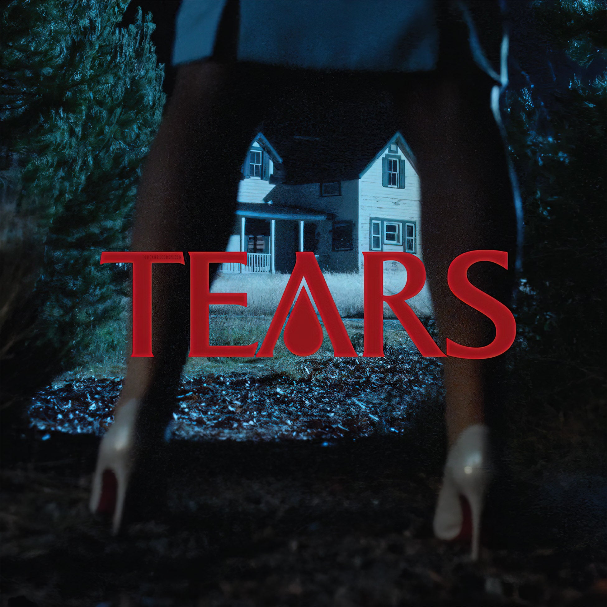 Sabrina Carpenter - "Tears" single picture sleeve cover, red vinyl 7-inch, limited edition