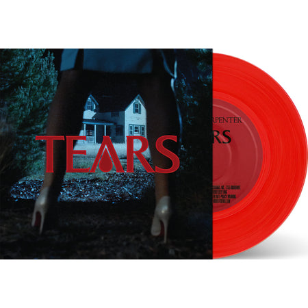 Sabrina Carpenter - "Tears" red 7-inch vinyl, limited edition contemporary pop single with a picture sleeve