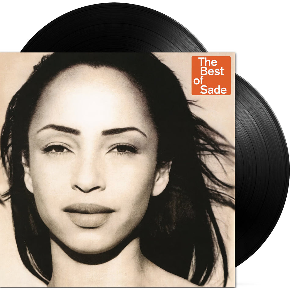 Best Of Sade vinyl record, gatefold 2LP edition, sophisticated soul music collection of greatest hits