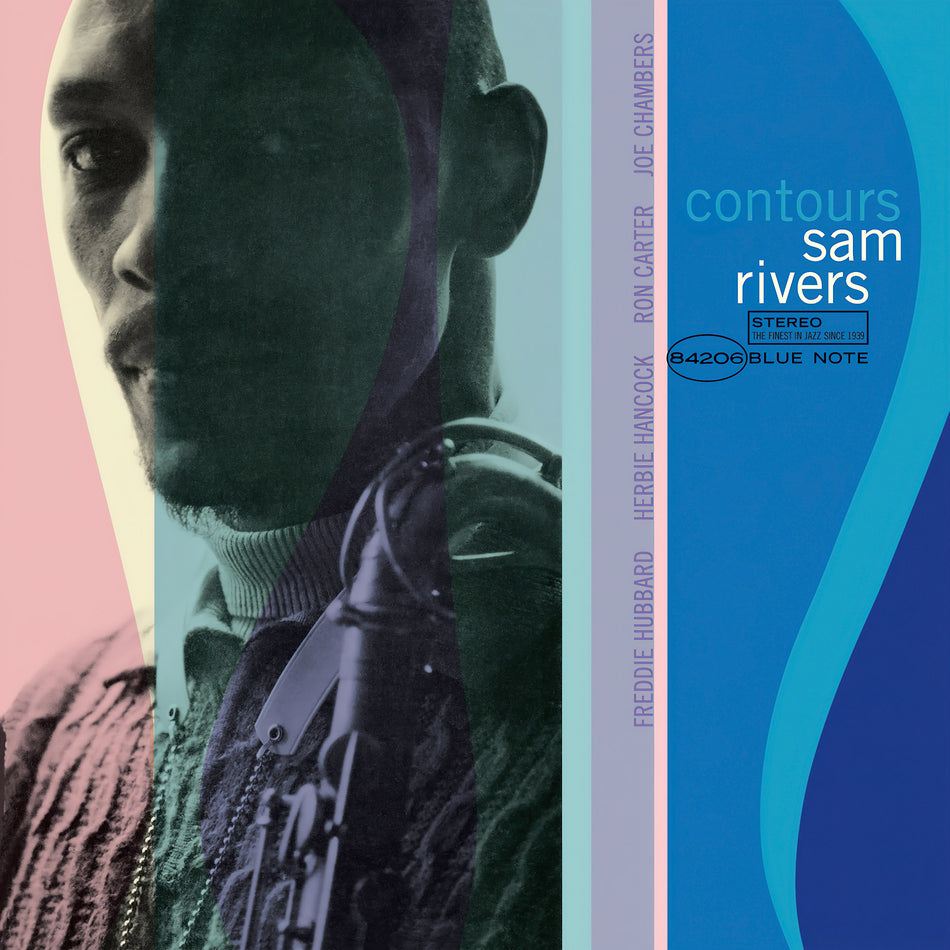 sam rivers, contours, blue note, tone poet series, audiophile, vinyl, album cover, album art, cover, cover art,