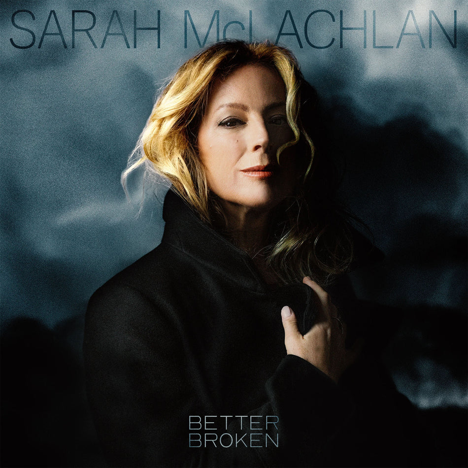 Sarah McLachlan - Better Broken album cover, sea blue vinyl indie exclusive edition