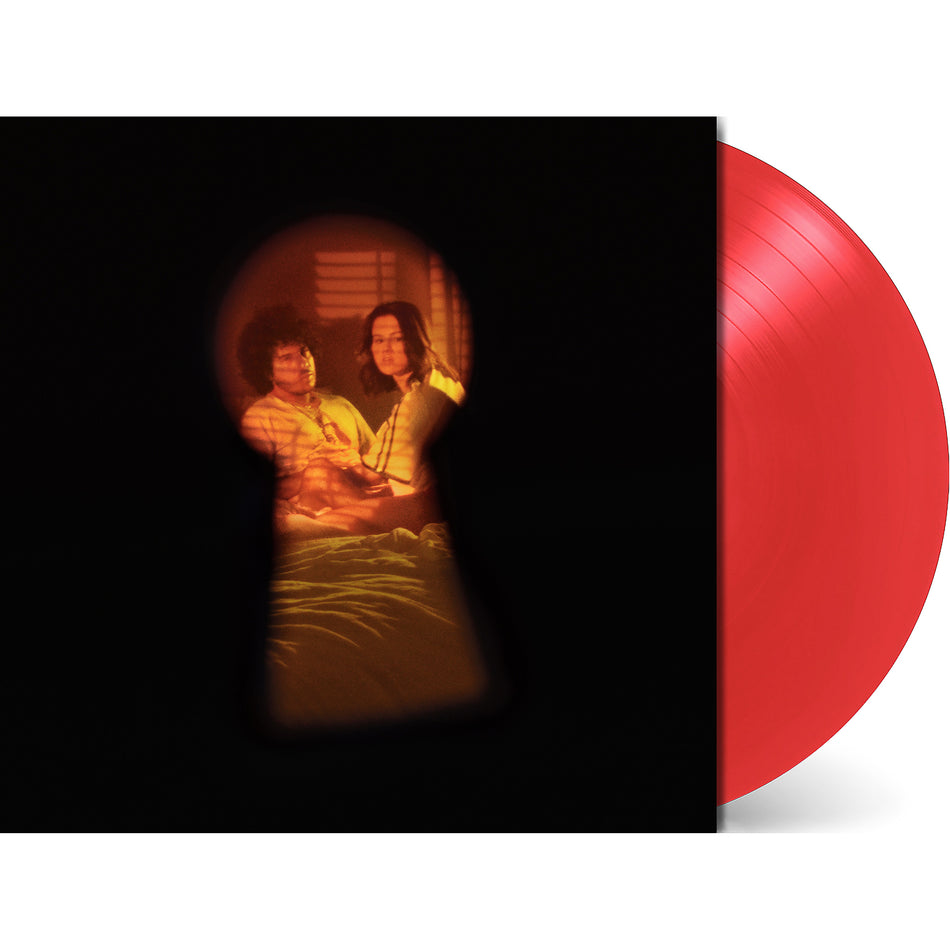 selena gomez, benny blanco, i said i love you first, candy cane red, red vinyl, colored vinyl, packshot, album cover, vinyl, keyhole,