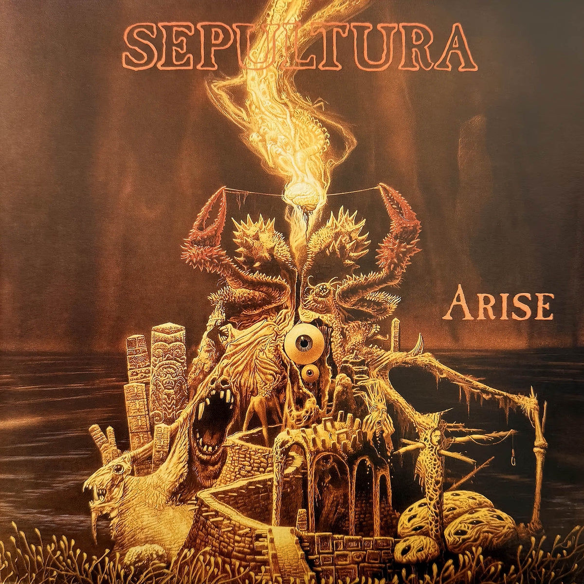 Sepultura - Arise album cover, 180g black vinyl 2LP expanded edition, gatefold thrash metal