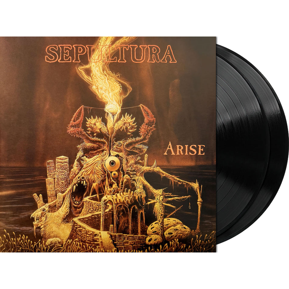 Sepultura - Arise packshot, 180g black vinyl 2LP gatefold, thrash metal expanded edition
