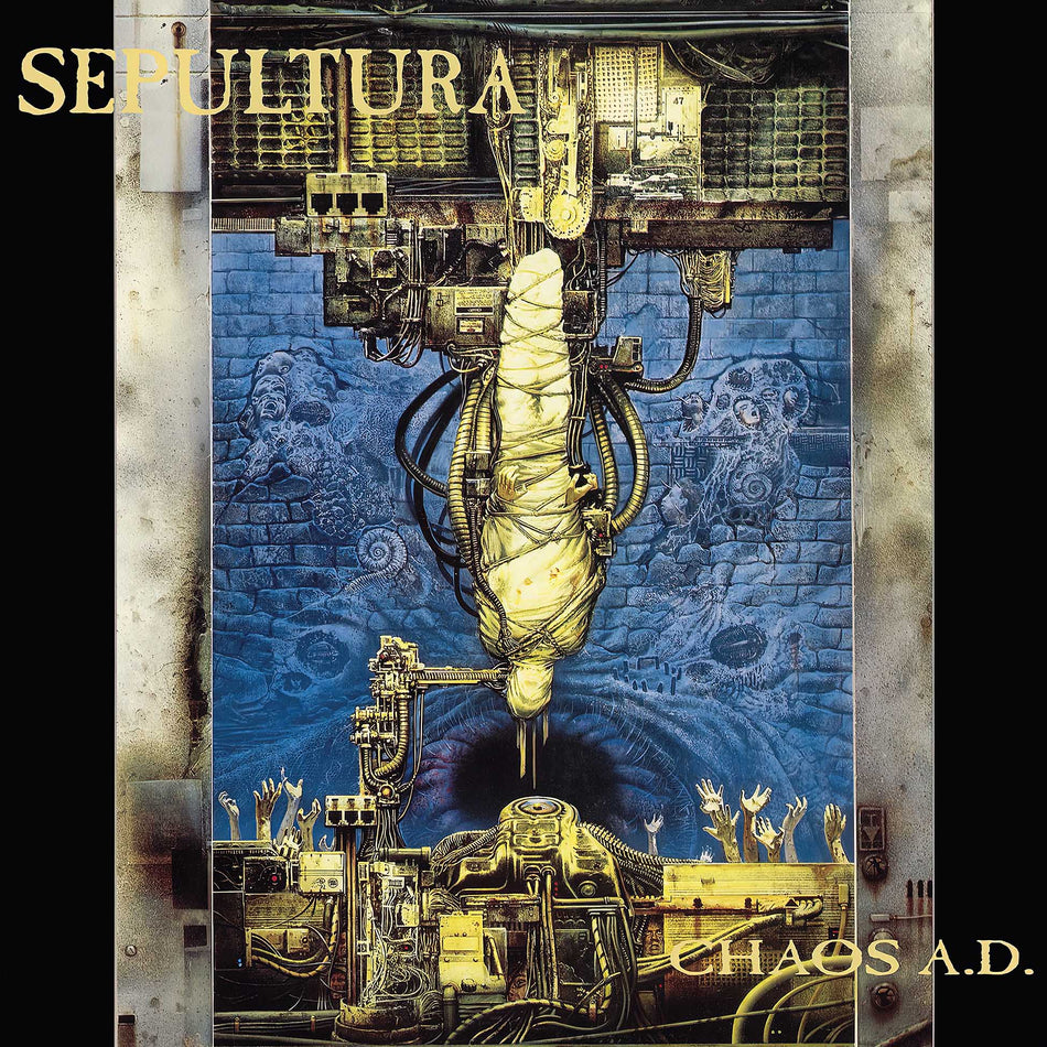 Sepultura, Chaos A.D., Expanded, 2 LP, 180g Black Vinyl, vinyl, cover art, album, cover