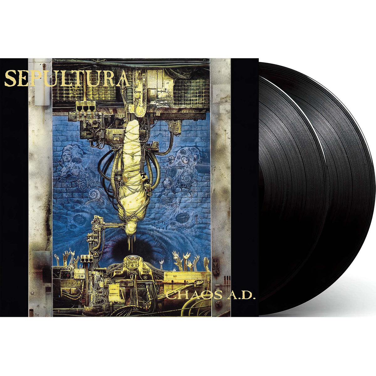 Sepultura, Chaos A.D., Expanded, 2 LP, 180g Black Vinyl, vinyl, cover art, album, cover, packshot