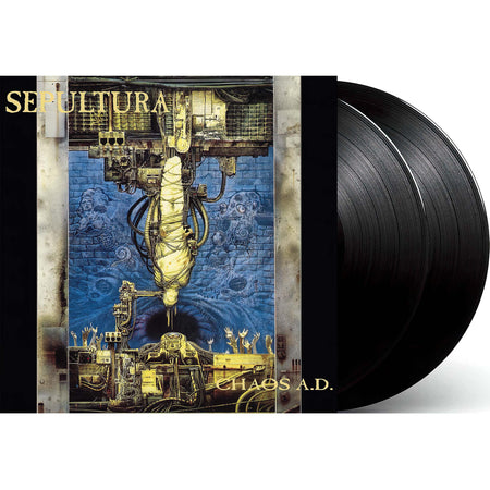 Sepultura, Chaos A.D., Expanded, 2 LP, 180g Black Vinyl, vinyl, cover art, album, cover, packshot