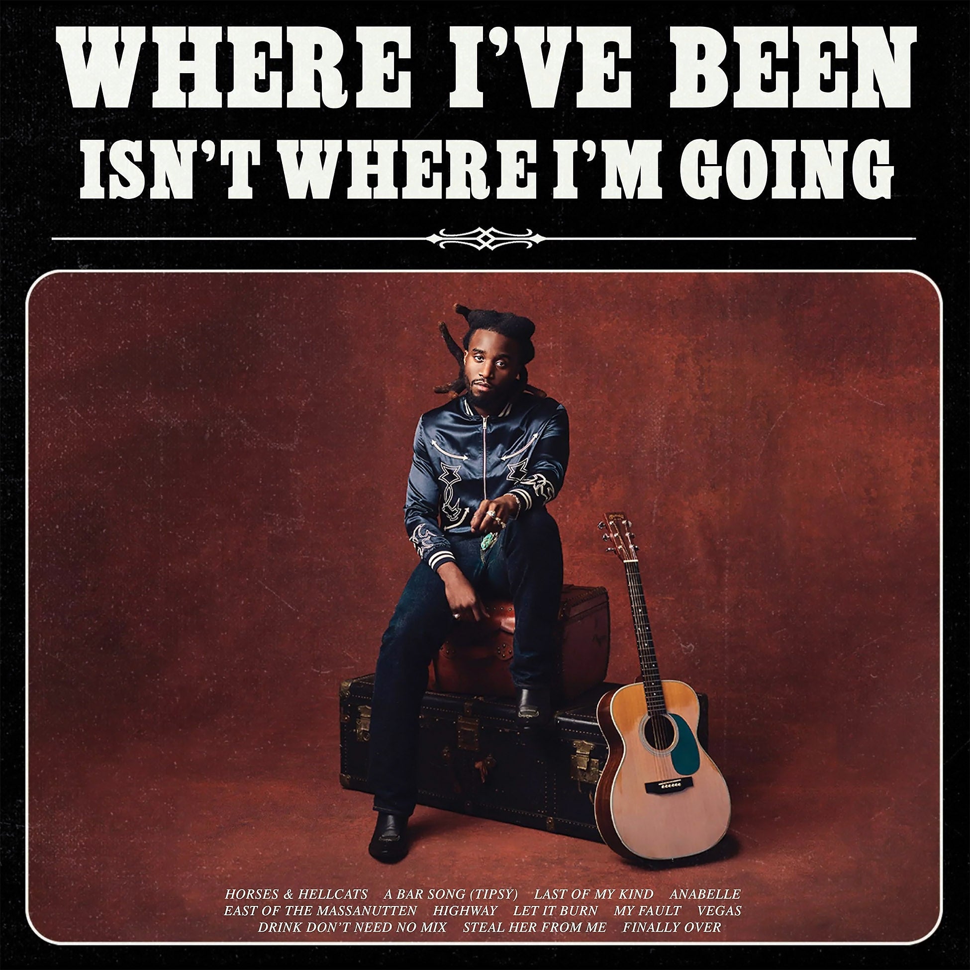 Shaboozey, Where I've Been, Isn't Where I'm Going, Black Vinyl, vinyl, cover