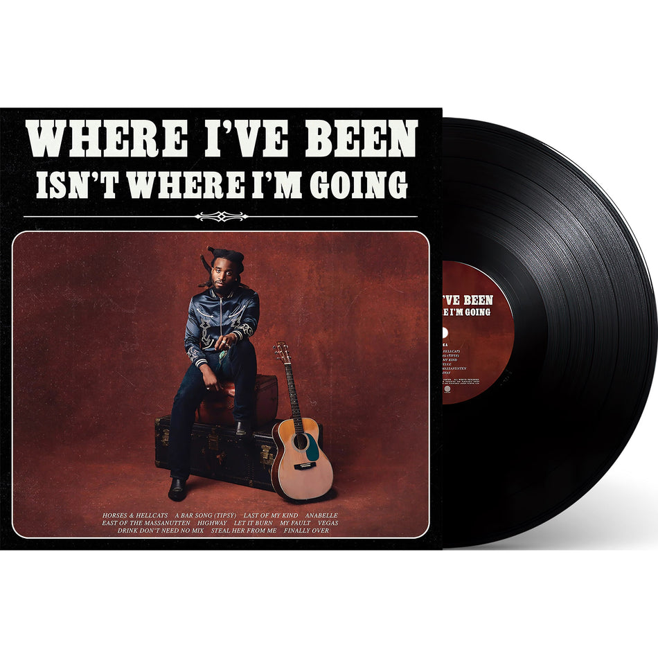 Shaboozey, Where I've Been, Isn't Where I'm Going, Black Vinyl, vinyl, packshot