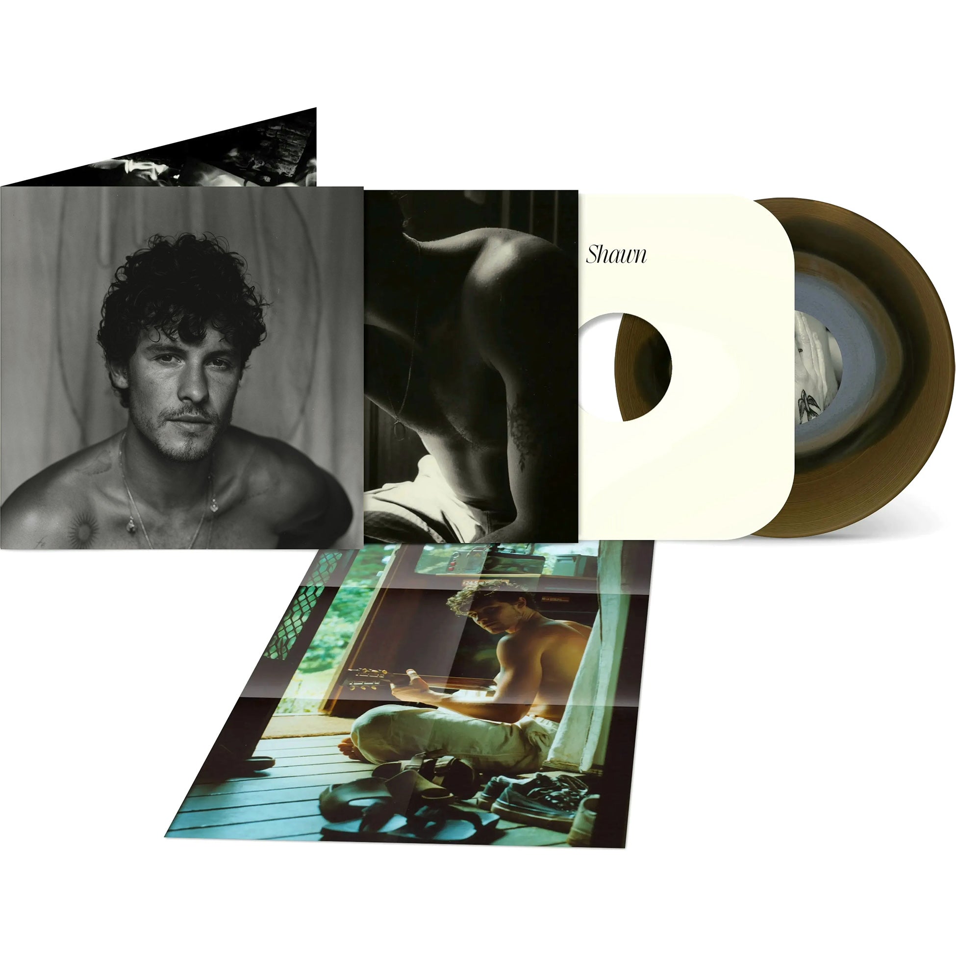 Shawn Mendes Shawn vinyl LP wood ring colored pressing deluxe collector packshot