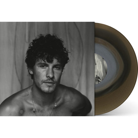 shawn mendes, shawn, wood ring, packshot, colored vinyl, deluxe edition deluxe, limited edition, album cover, album art, cover, cover art, vinyl,