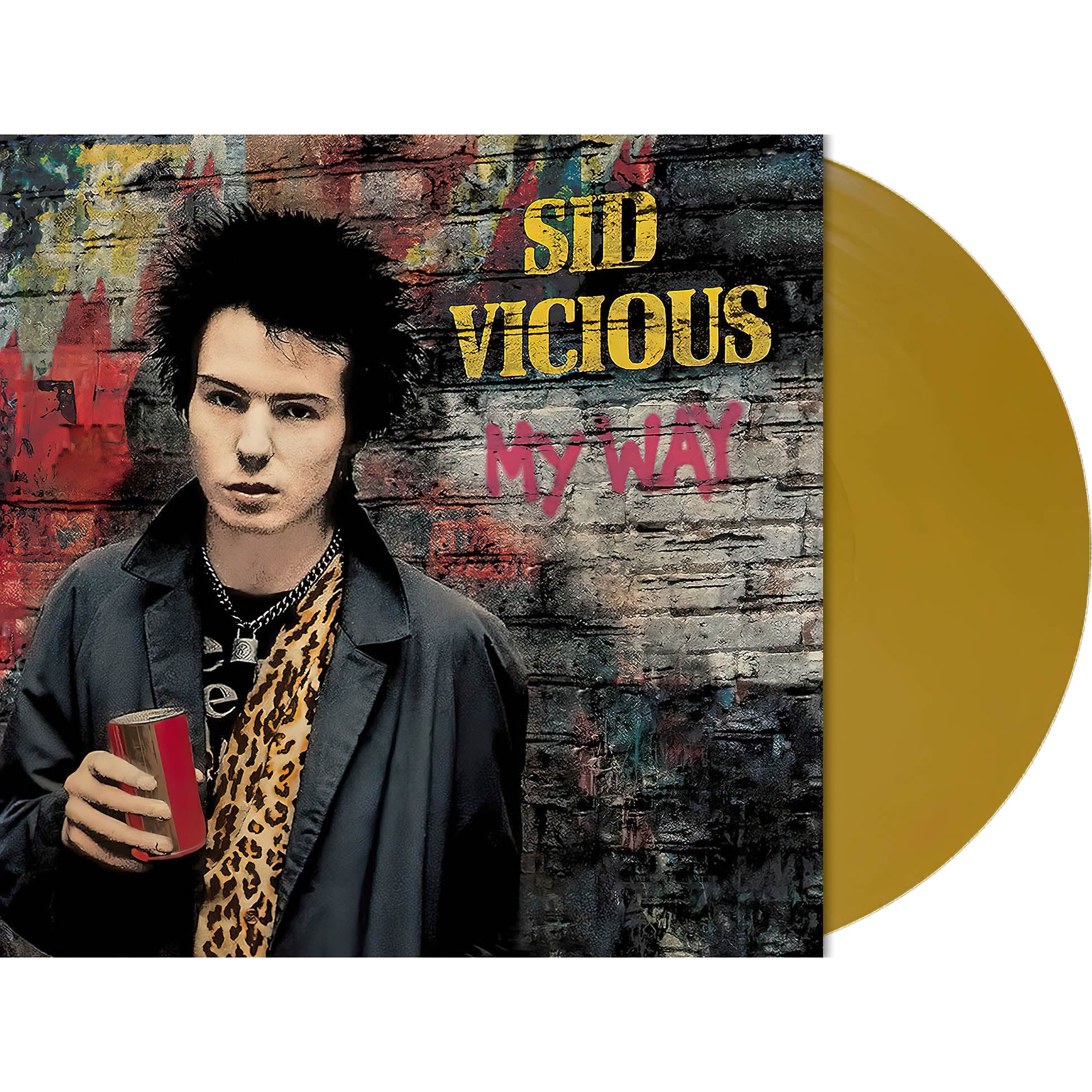 Sid Vicious - My Way packshot, gold vinyl edition, 1970s punk rock classic