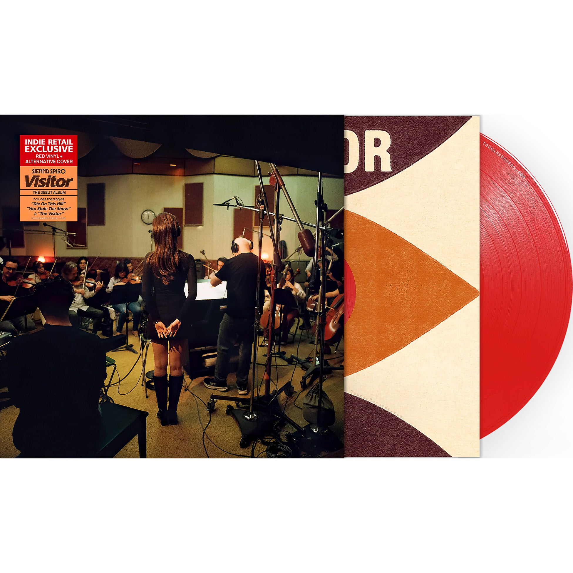 Sienna Spiro - Visitor [Limited Red Vinyl, Alternate Cover