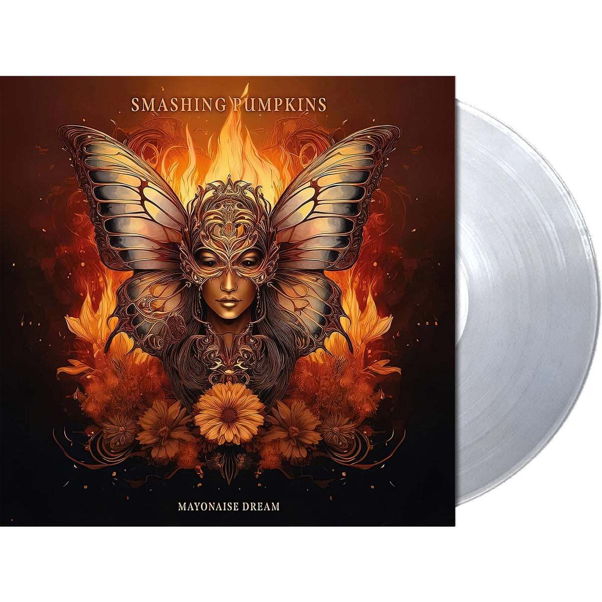Gatefold clear vinyl edition of the Smashing Pumpkins Mayonaise Dream unofficial live recording
