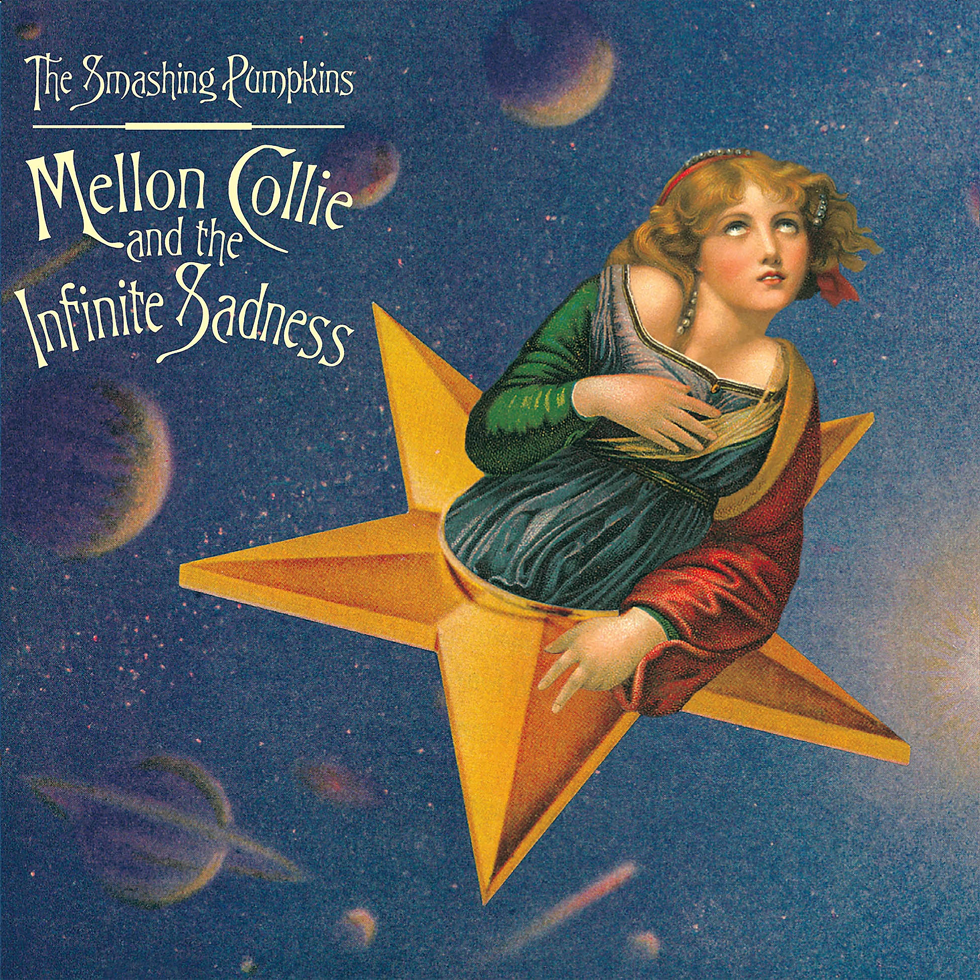 smashing pumpkins, mellon collie, infinite sadness, original cover, box top, box cover, box set, 4 LP,  cover art, vinyl box, vinyl, books, 