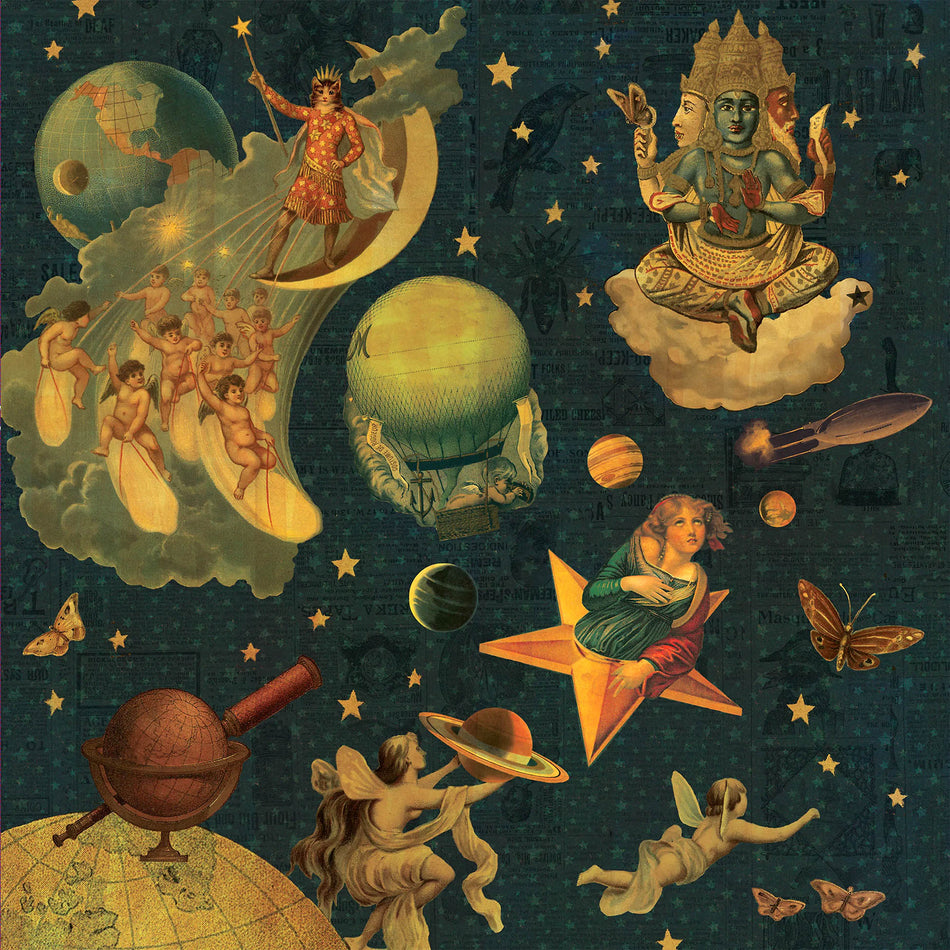 smashing pumpkins, mellon collie, infinite sadness, box top, box cover, box set, 4 LP,  cover art, vinyl box, vinyl
