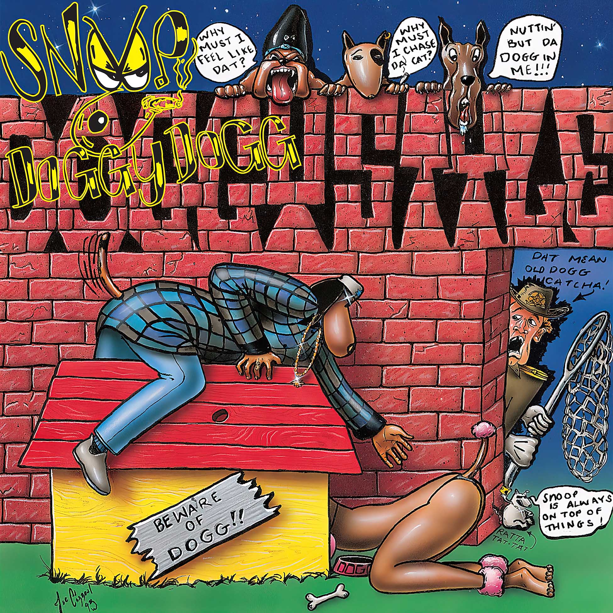 Snoop Doggy Dogg Doggystyle album cover, 30th Anniversary clear vinyl 2LP gatefold edition, 1993 G-funk classic