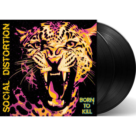 Social Distortion Born To Kill packshot for 2LP vinyl, black pressing with etched D-side available at ToucanRecords.com
