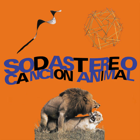 Soda Stereo Cancion Animal vinyl LP album cover at ToucanRecords.com numbered clear vinyl reissue