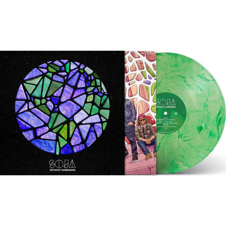 SOJA Without Surrender packshot for the green swirl vinyl LP available at ToucanRecords.com