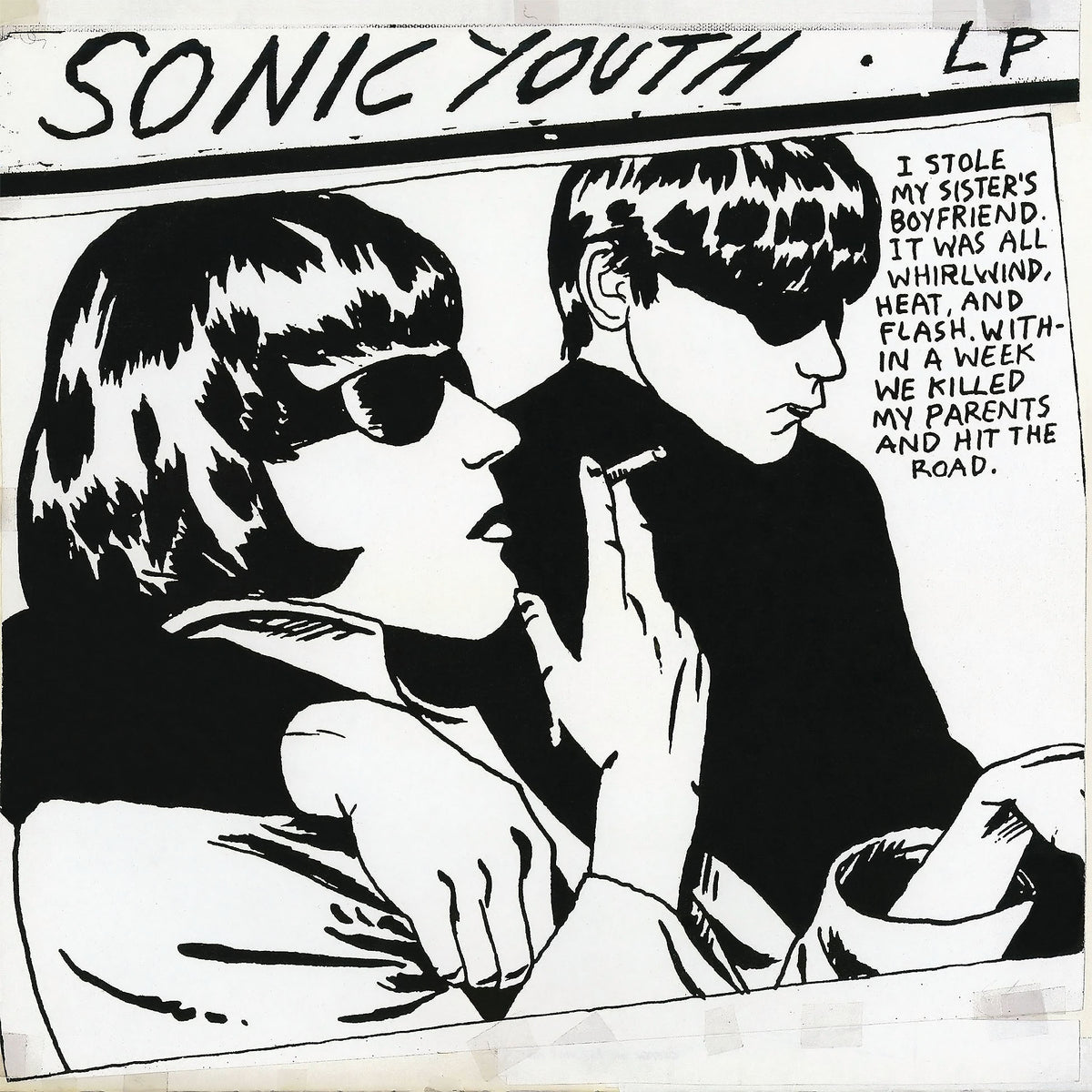 Sonic Youth - Goo album cover, alternative noise rock vinyl LP with classic design