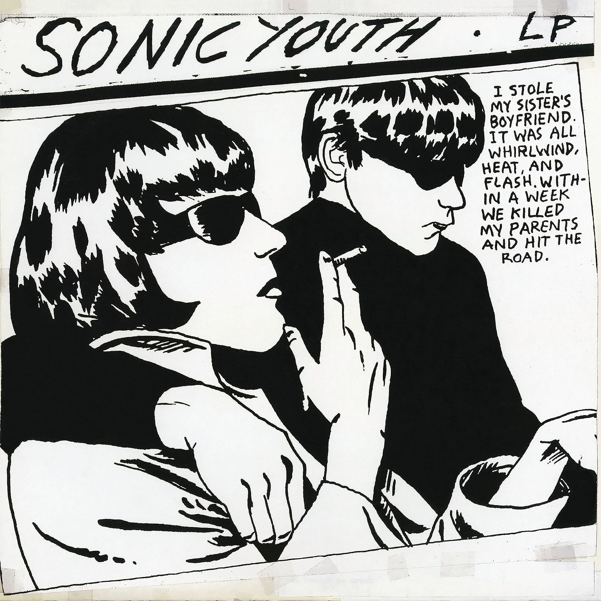 Sonic Youth - Goo album cover, alternative noise rock vinyl LP with classic design