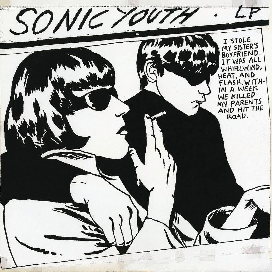 Sonic Youth - Goo album cover, alternative noise rock vinyl LP with classic design