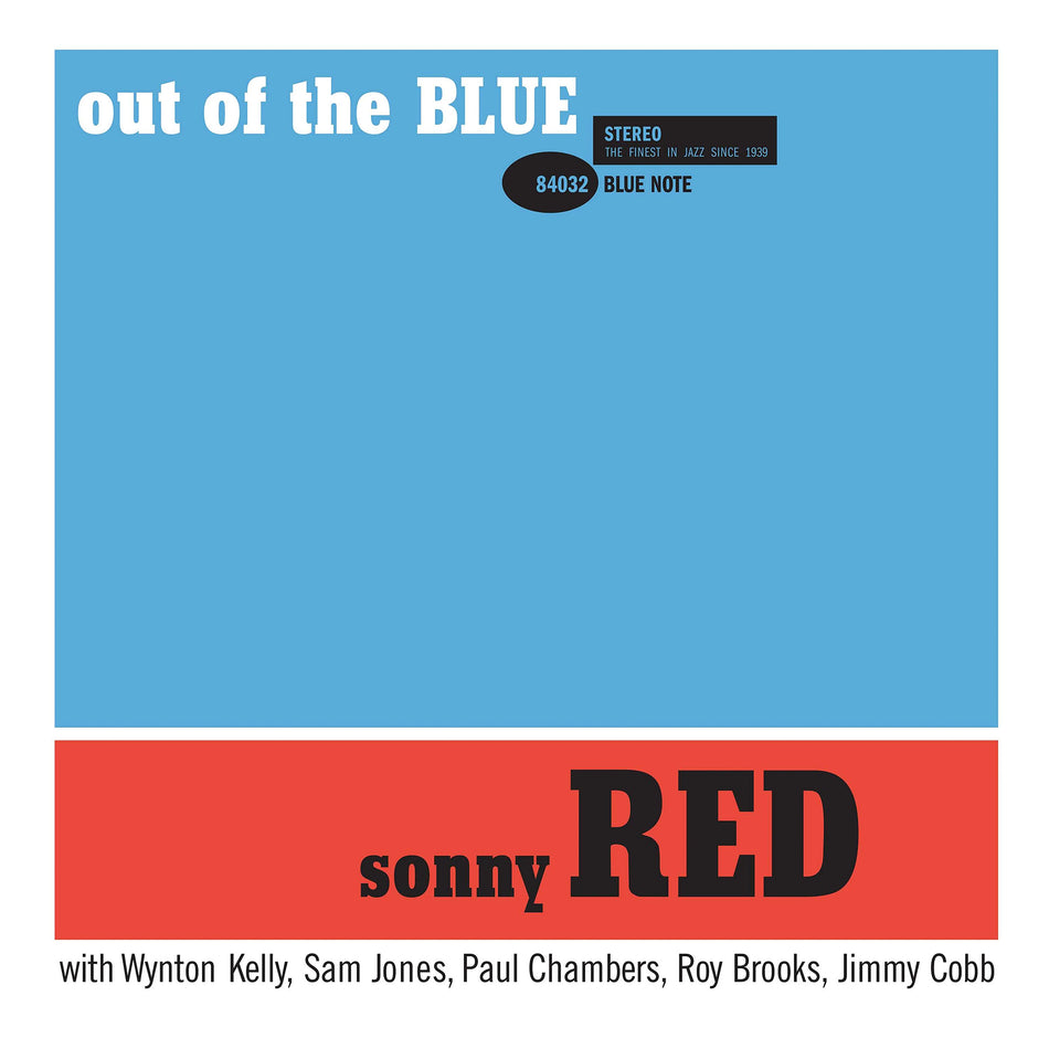 sonny red, out of the blue, audiophile, blue note, tone poet, album cover, album art, cover, cover art, vinyl,