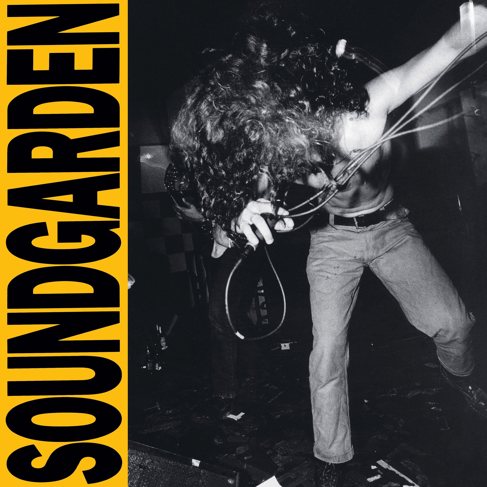 Soundgarden - Louder Than Love album cover art, grunge and alternative metal classic, standard black vinyl pressing