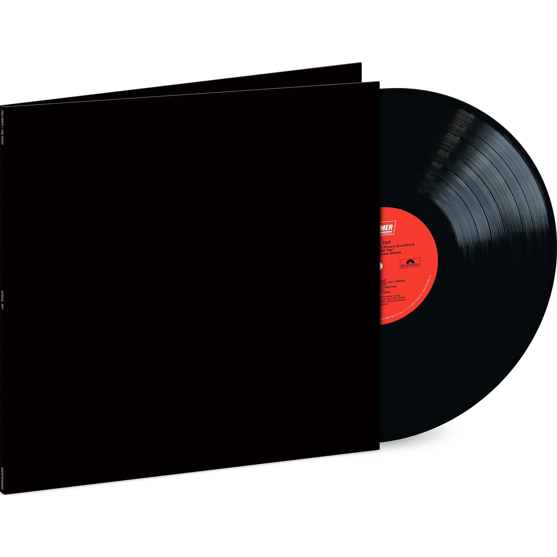 Spinal Tap This Is Spinal Tap packshot, black vinyl record Bernie Grundman mastered, comedy rock