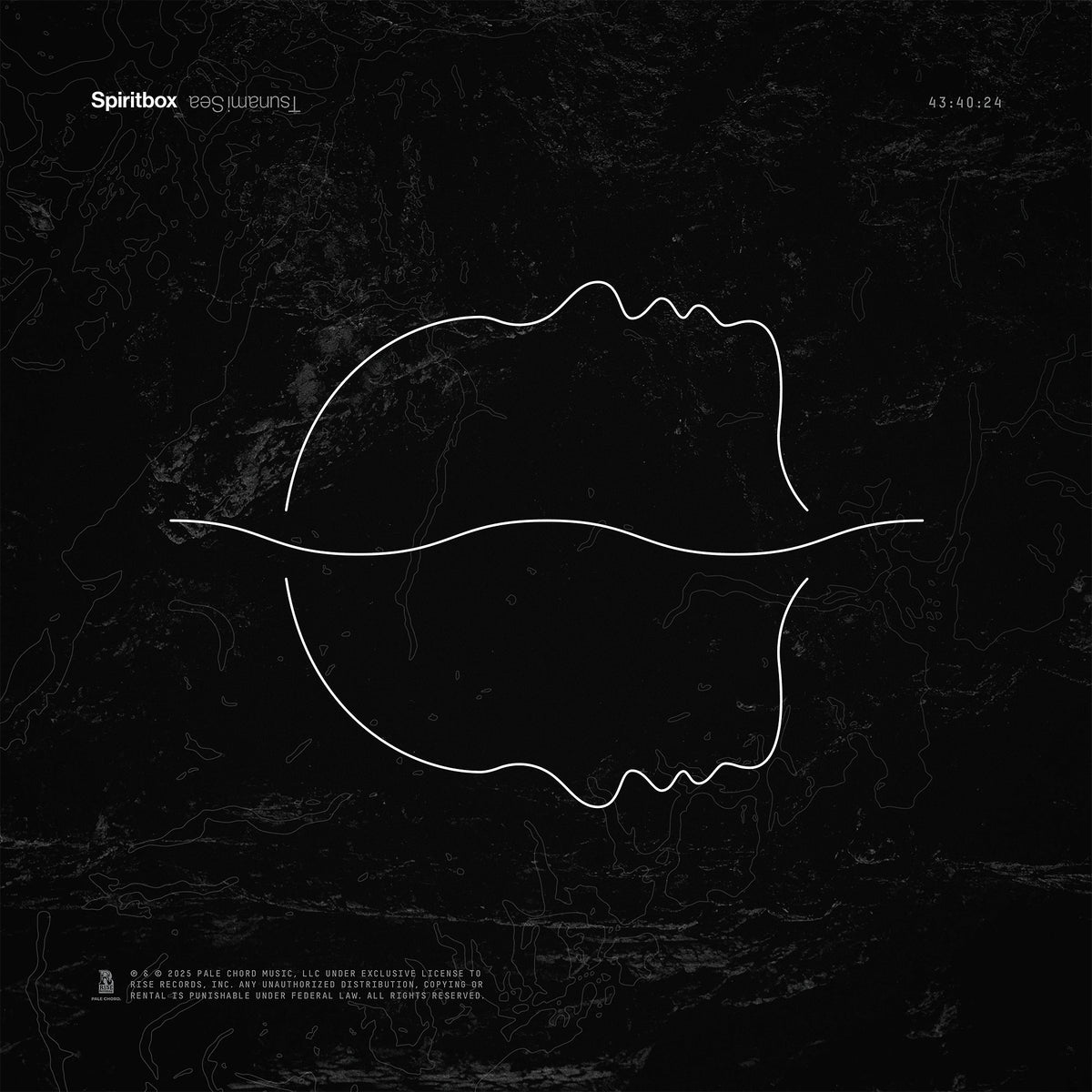 Spiritbox - Tsunami Sea album cover, black vinyl LP, Canadian metalcore release