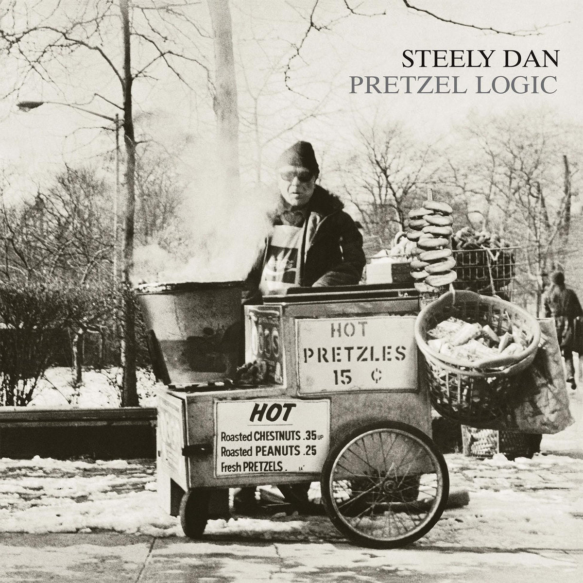 steely dan, pretzel logic, pretzel cart, Rikki Don't Lose That Number, album cover, cover art, vinyl, album art,