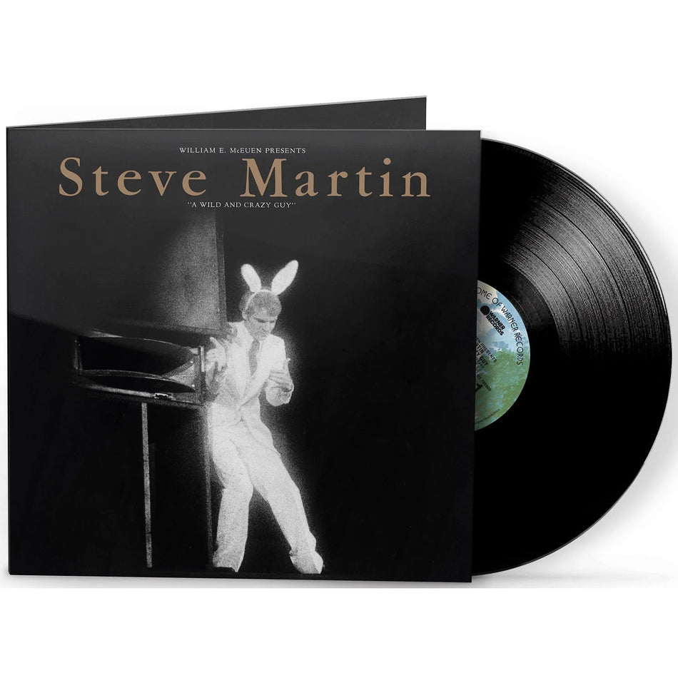 Steve Martin - A Wild and Crazy Guy packshot, black vinyl pressing, stand-up comedy