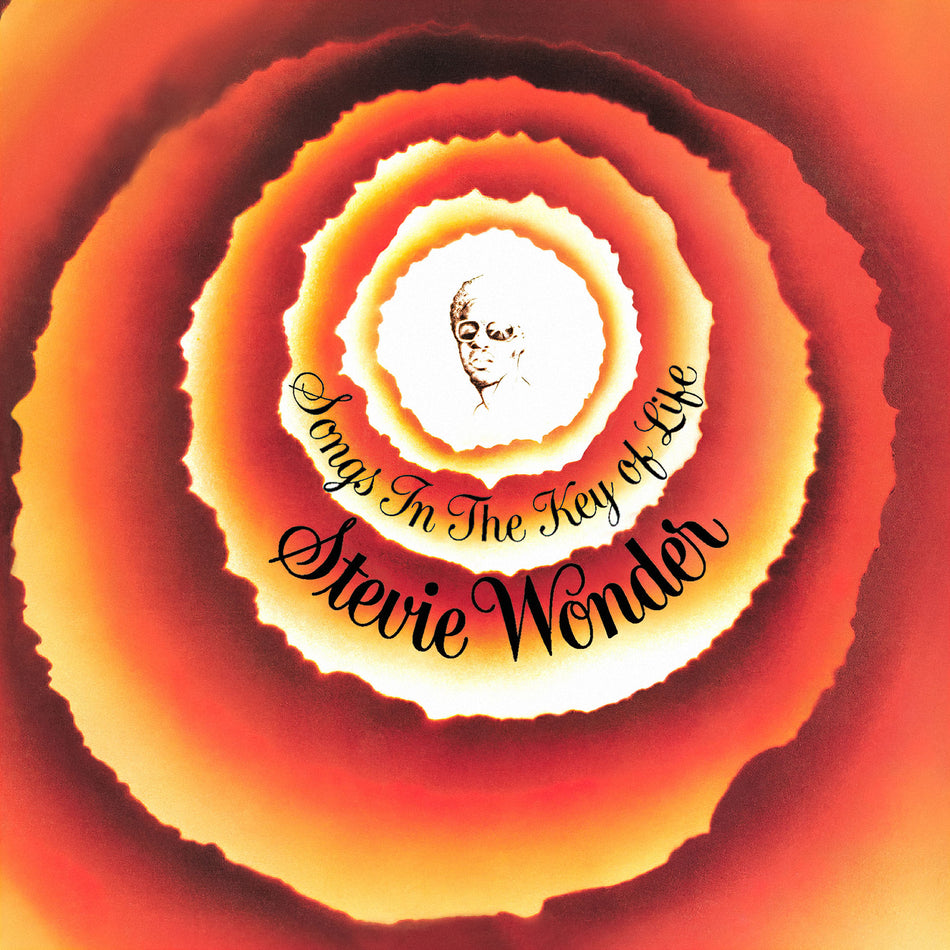 Stevie Wonder Songs In The Key Of Life album cover artwork, deluxe vinyl reissue, 2 LPs and one 7" record, an R&B masterpiece