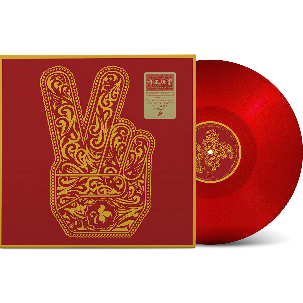 Stone Temple Pilots - Stone Temple Pilots packshot, red vinyl LP, limited Indie Exclusive, a Rhino Rocktober 2025 release