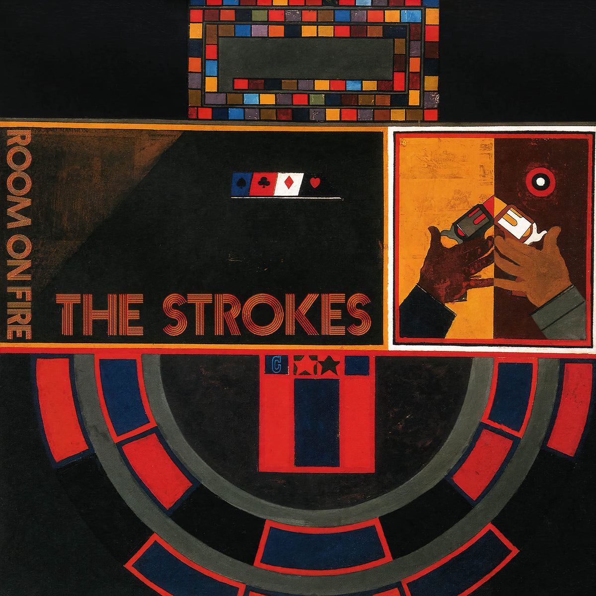 strokes, the strokes, room on fire, album cover, cover, album art, cover art,
