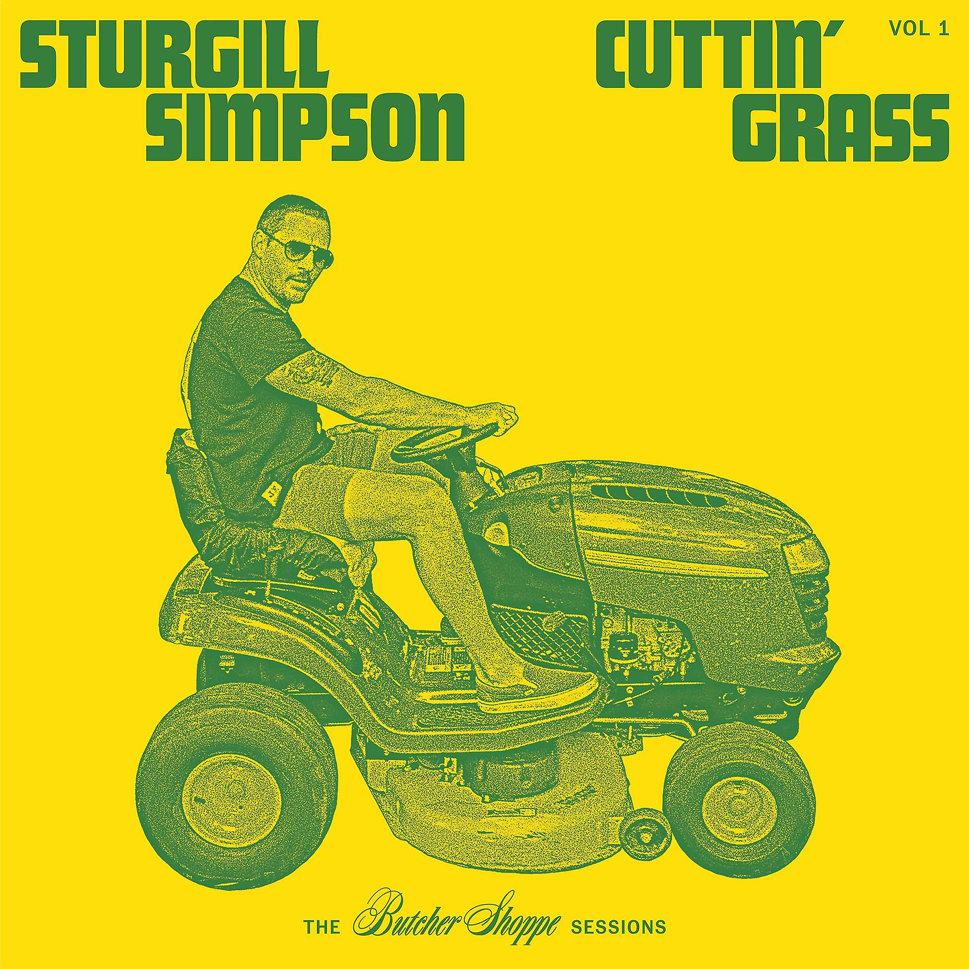 Sturgill Simpson, Cuttin' Grass, Vol. 1, Butcher Shoppe Sessions, 2 LP, 180g Vinyl, cover, album, album art, vinyl, 