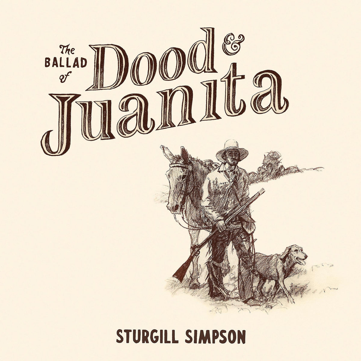 Sturgill Simpson, Ballad Of Dood & Juanita, cover, album, album art, vinyl, black vinyl,