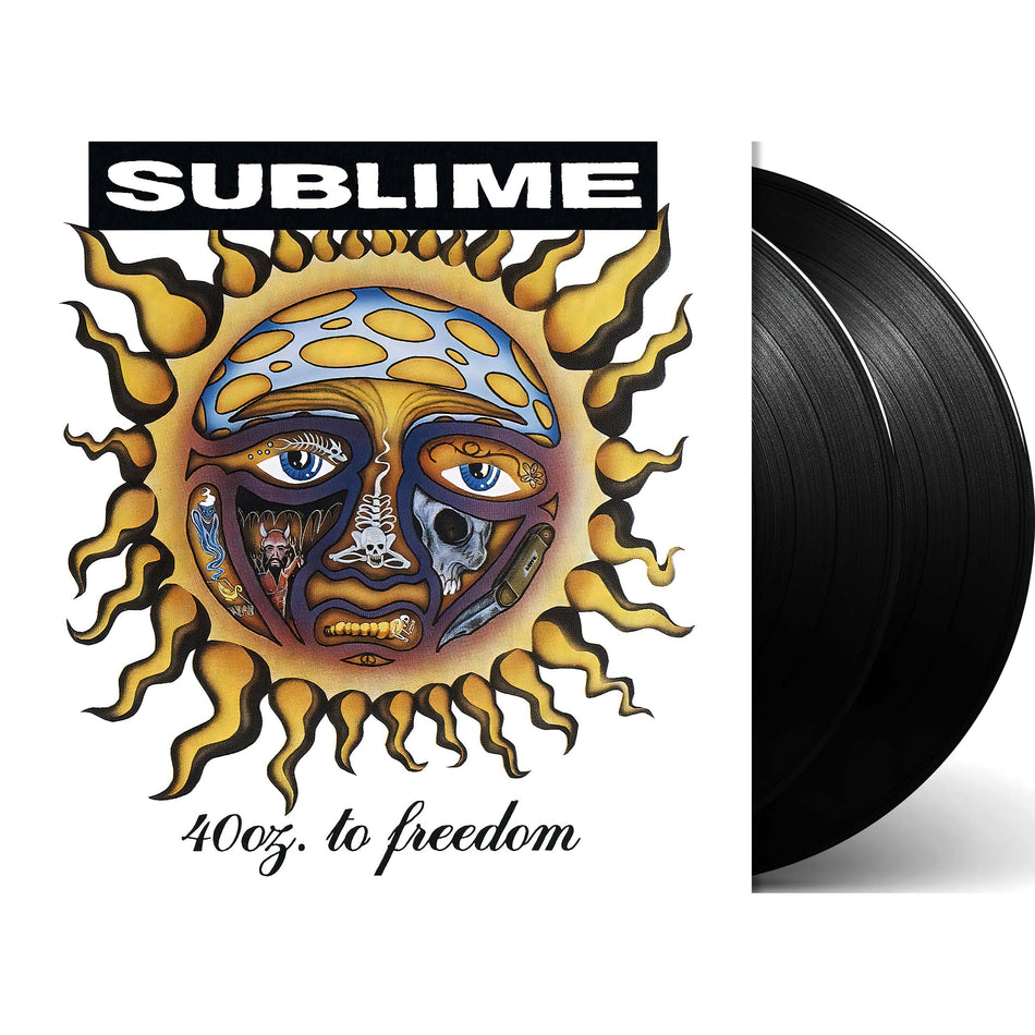 sublime, 40oz to freedom, 40 ounces, Packshot, album cover, album art, cover, art, cover, vinyl,