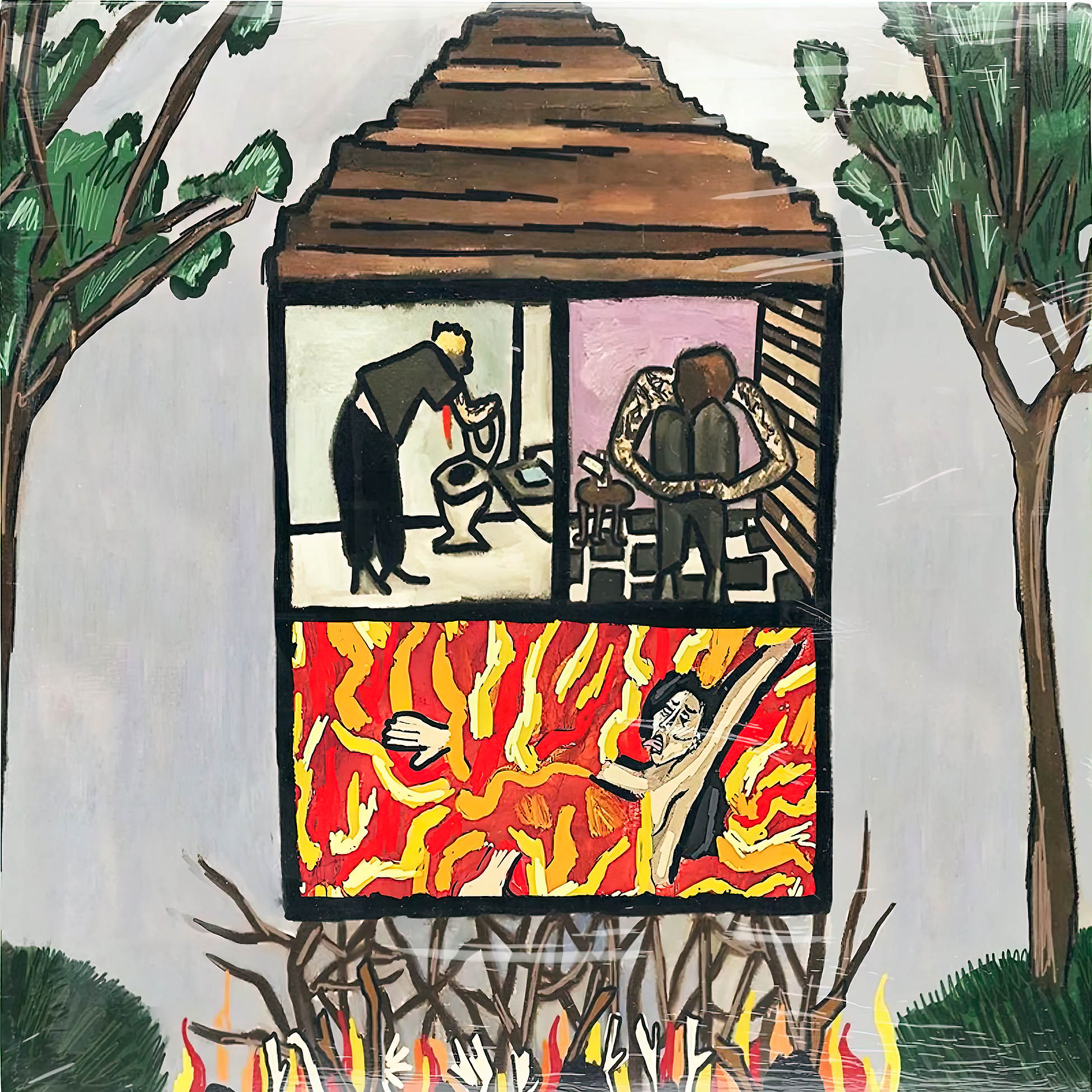 $uicideboy$ Long Term Effects Of Suffering album cover art limited edition colored vinyl LP hip-hop release at ToucanRecords.com