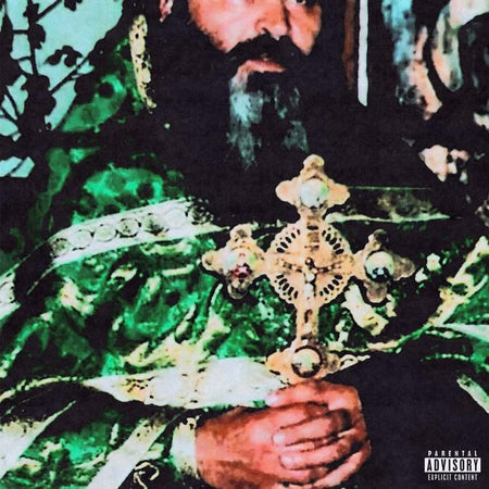 $uicideboy$ Sing Me A Lullaby My Sweet Temptation album cover for the green vinyl LP featuring "Matte Black"