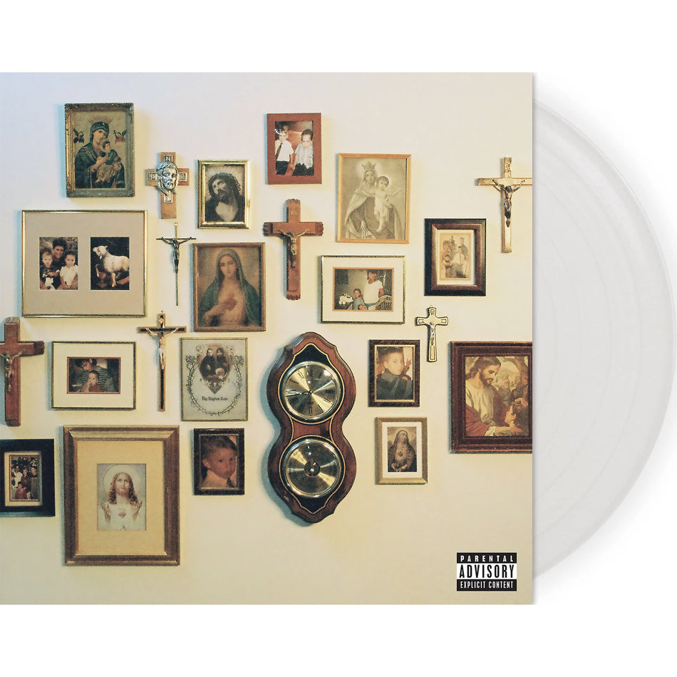 SuicideboyS - Thy Kingdom Come packshot, natural colored vinyl pressing, New Orleans trap duo - available at ToucanRecords.com