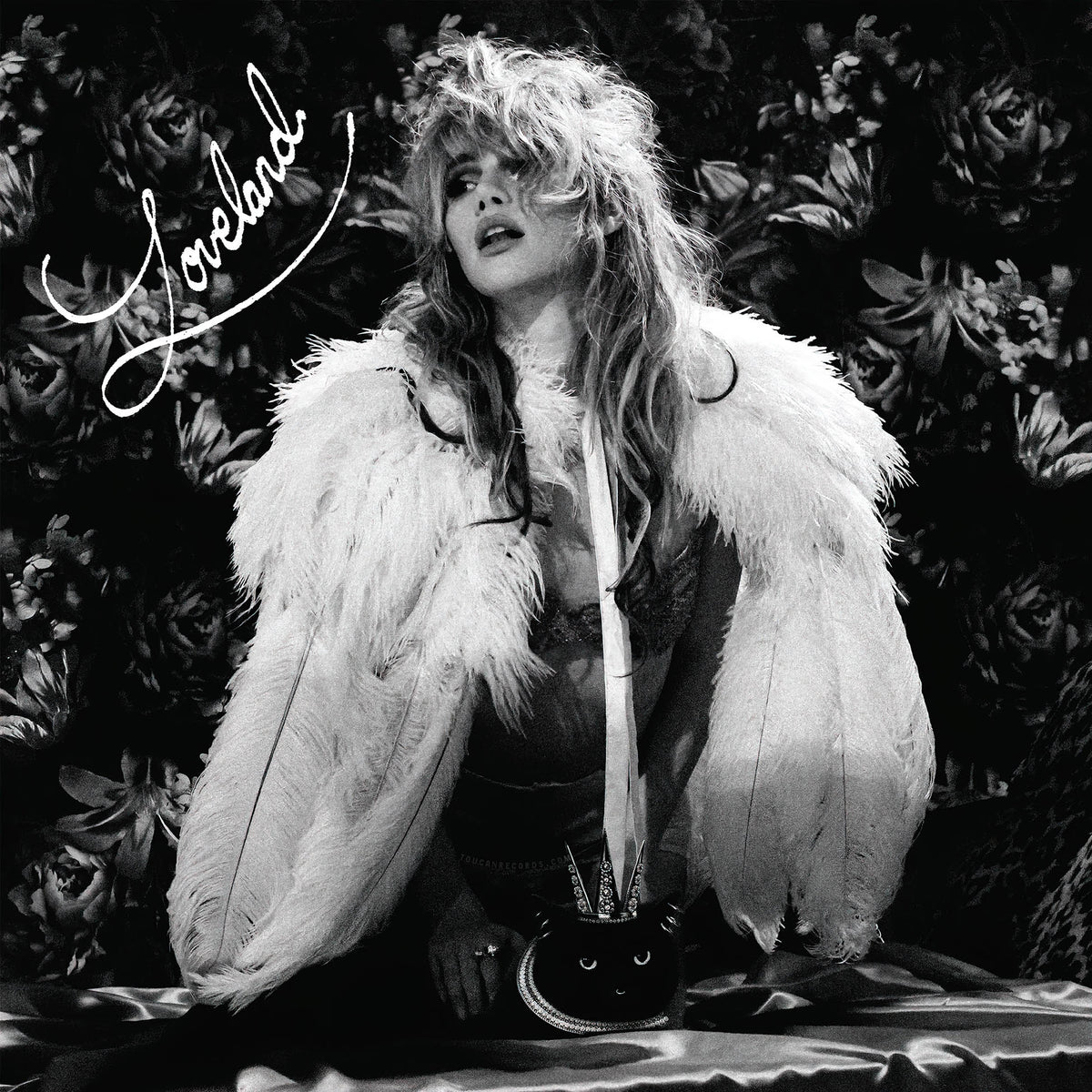 Suki Waterhouse Loveland vinyl LP album cover art for the indie exclusive pink pressing with signed insert