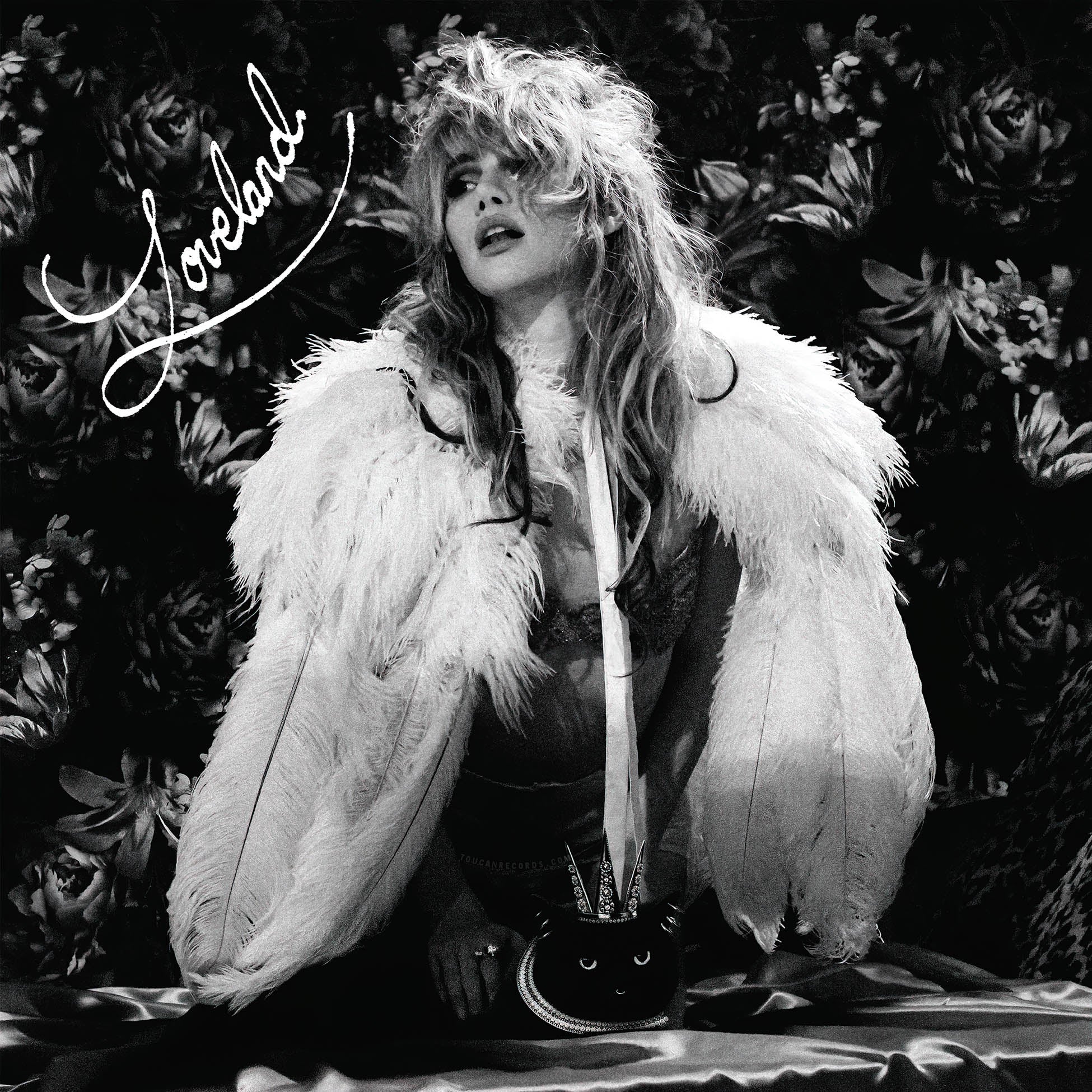 Suki Waterhouse Loveland vinyl LP album cover art for the indie exclusive pink pressing with signed insert