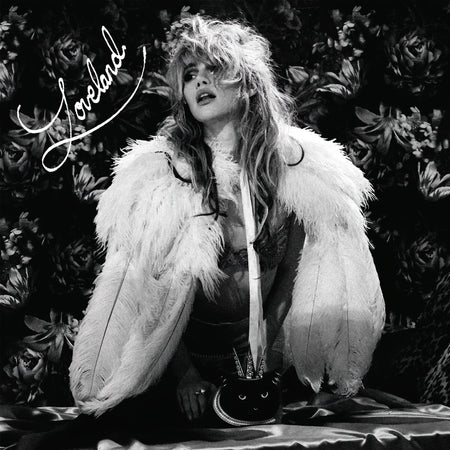 Suki Waterhouse Loveland vinyl LP album cover art for the indie exclusive pink pressing with signed insert
