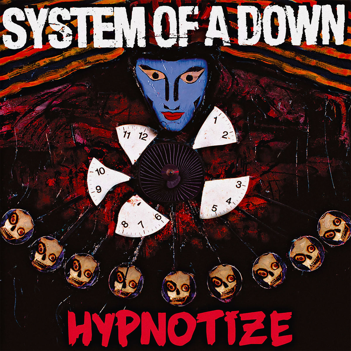 System of a Down - Hypnotize album cover, black vinyl LP edition, alternative metal
