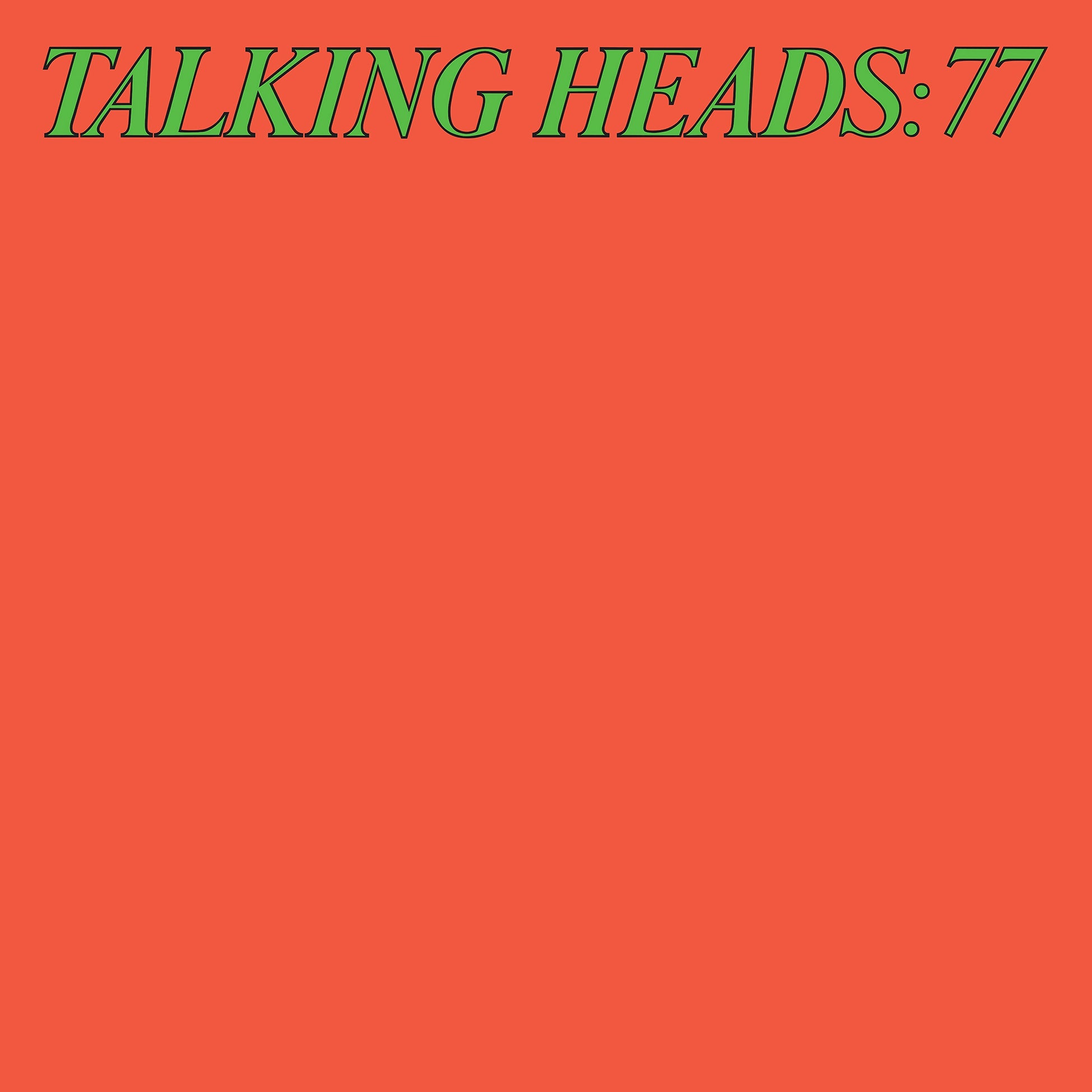 Talking Heads - Talking Heads: 77 album cover, black vinyl pressing, 1977 new wave debut – ToucanRecords.com