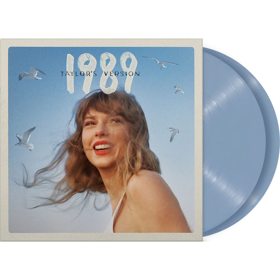 Taylor Swift, 1989 Taylor's Version, cover, album, album art, vinyl, crystal skies, blue vinyl, shake it off, bad blood, Welcome To New York, taylor's version, packshot