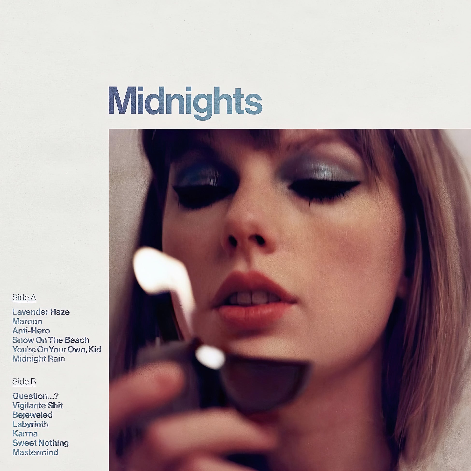 Taylor Swift, Midnights, Moonstone Blue, Colored Vinyl, blue vinyl, lavender haze, anti-hero, cover, album, vinyl, 
